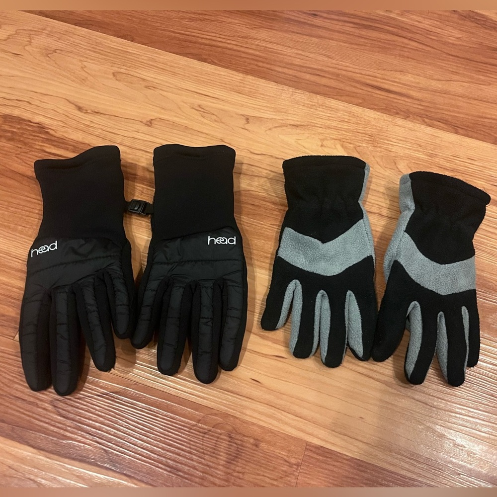 Head Gloves Cold Weather Sports Kids Size Medium and Target Gloves Size 4-7